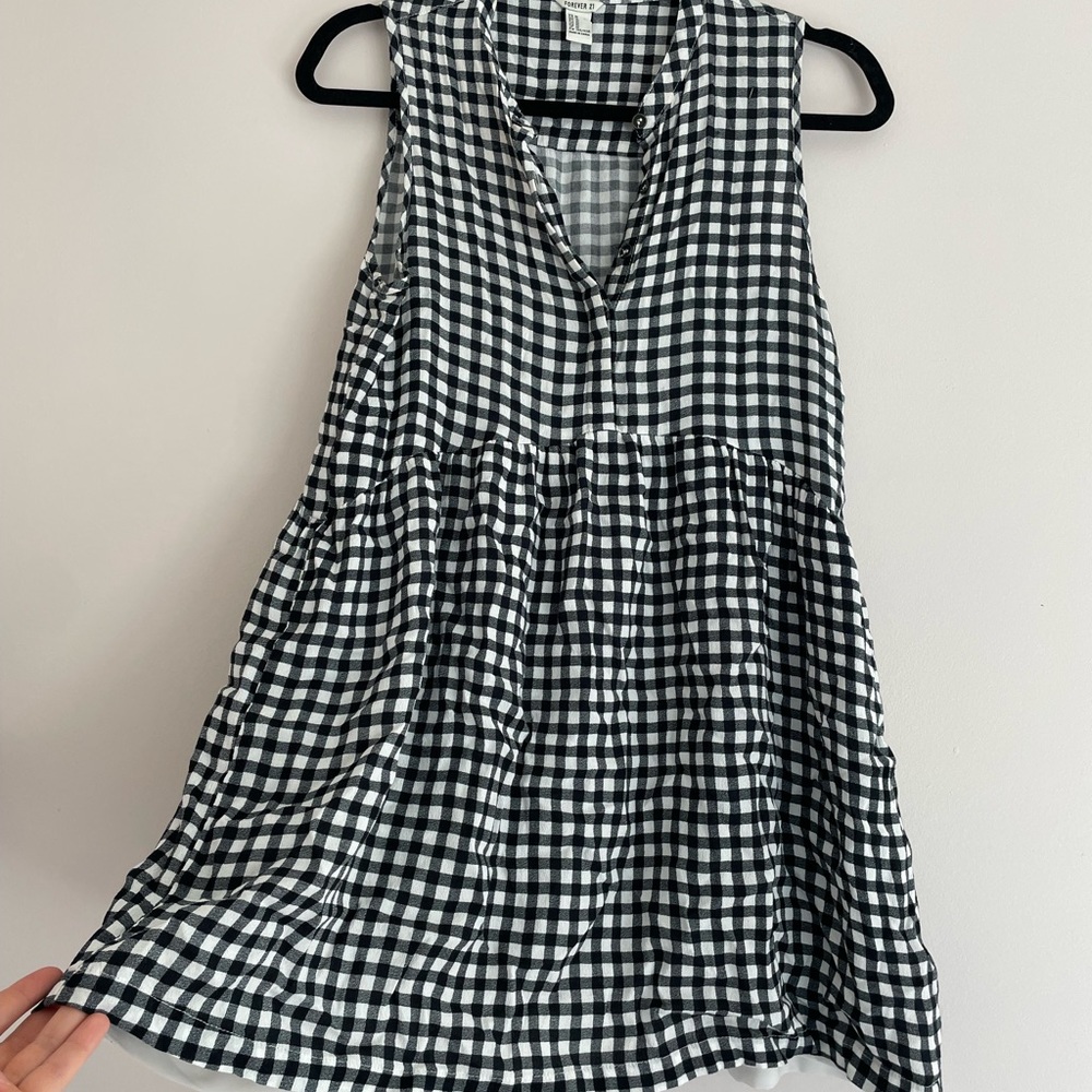 XXI🖤🤍 Plaid Dress / Long Tank